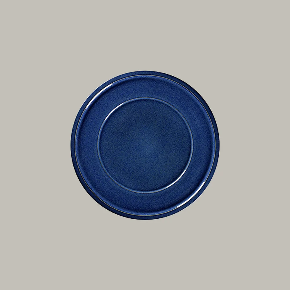 RAK Teller flach mit Rand - cobalt Serie: Ease Ø 27.6 cm / Ht. 2.4 cm