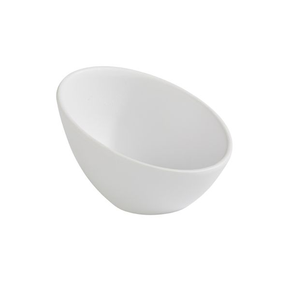 APS Schale -ZEN- Ø 10 cm, H: 7 cm , Melamin, weiß, Steinoptik
