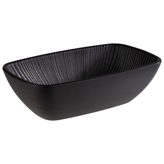 APS GN 1/9 Schale -NERO-           17,6 x 10,8 cm, H: 5,5 cm