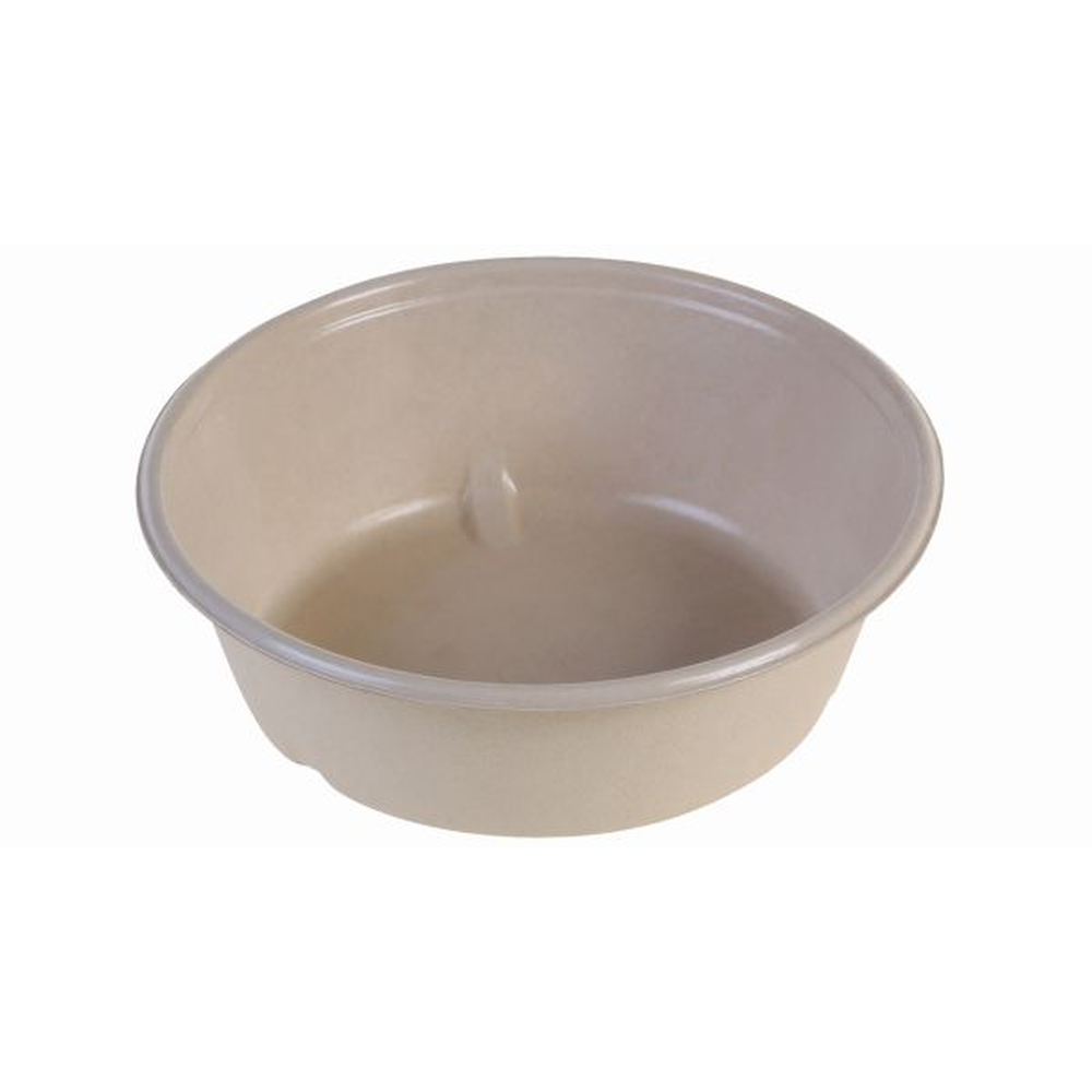 Pacovis Bowle nature 1200ml rund, PBAT, Ø195x65mm