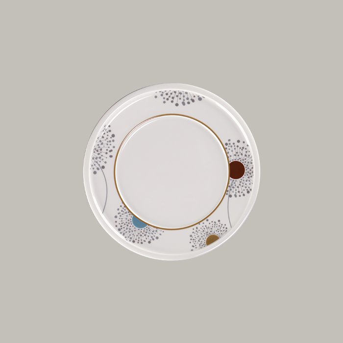 RAK Teller flach mit Rand  Serie: Ease Spring Ø 27.6 cm / Ht. 2.4 cm