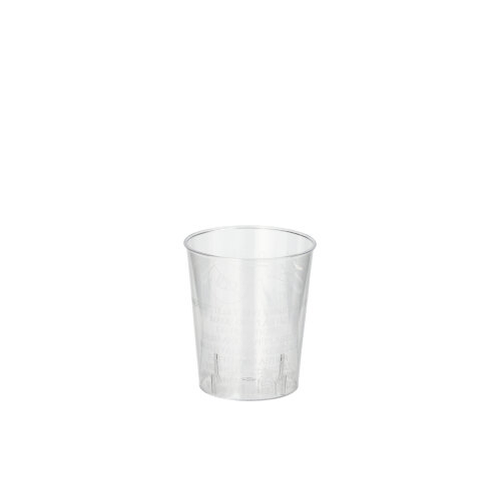 Papstar Gläser für Schnaps, PS 2 cl Ø 3,7 cm · 4,1 cm glasklar