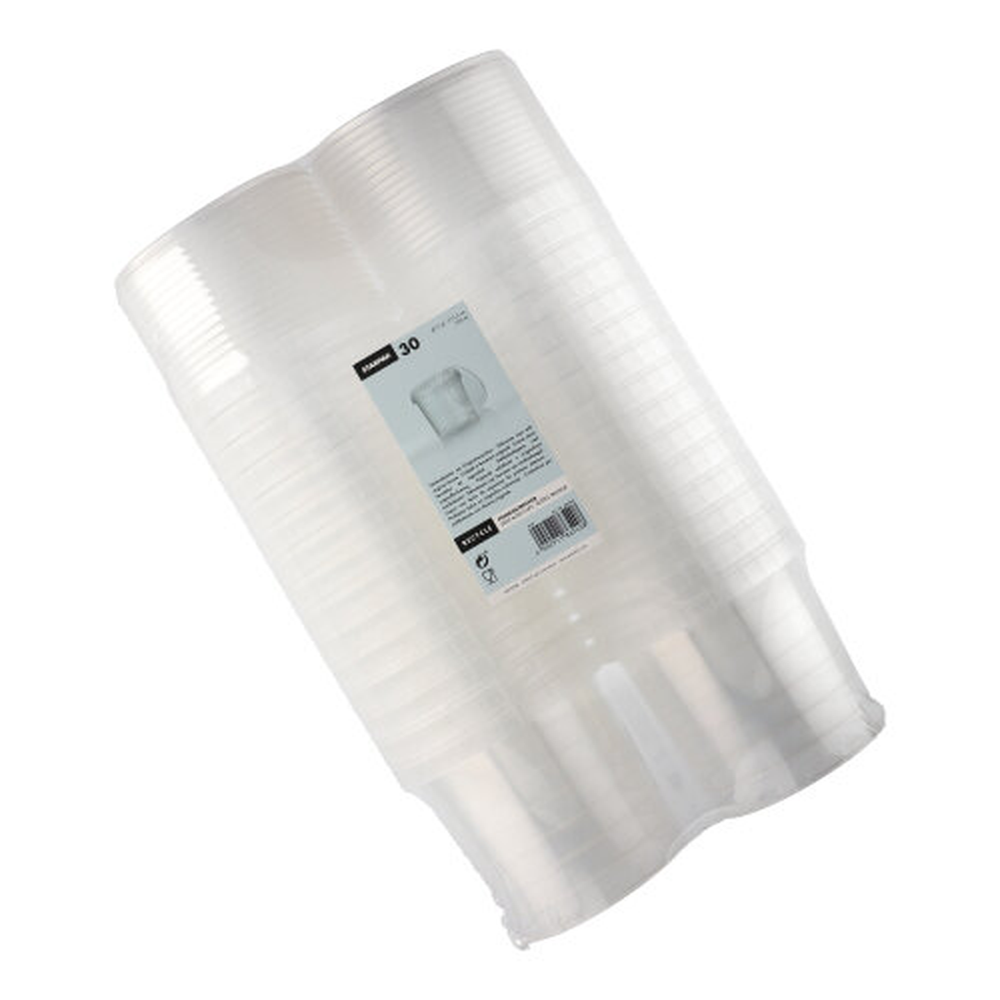 PAPSTAR Feinkostbecher, PP 770 ml Ø 11,8 cm · 11,3 cm transparent mit Origina