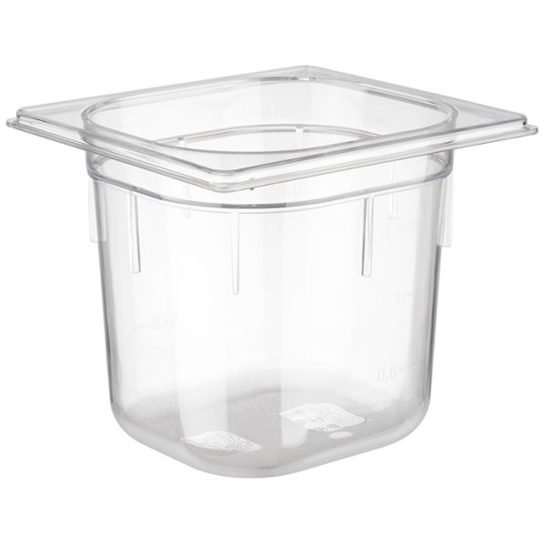APS GN 1/6 Behälter 17,6 x 16,2 cm, Tiefe: 150 mm , Polycarbonat, 2,2 Liter