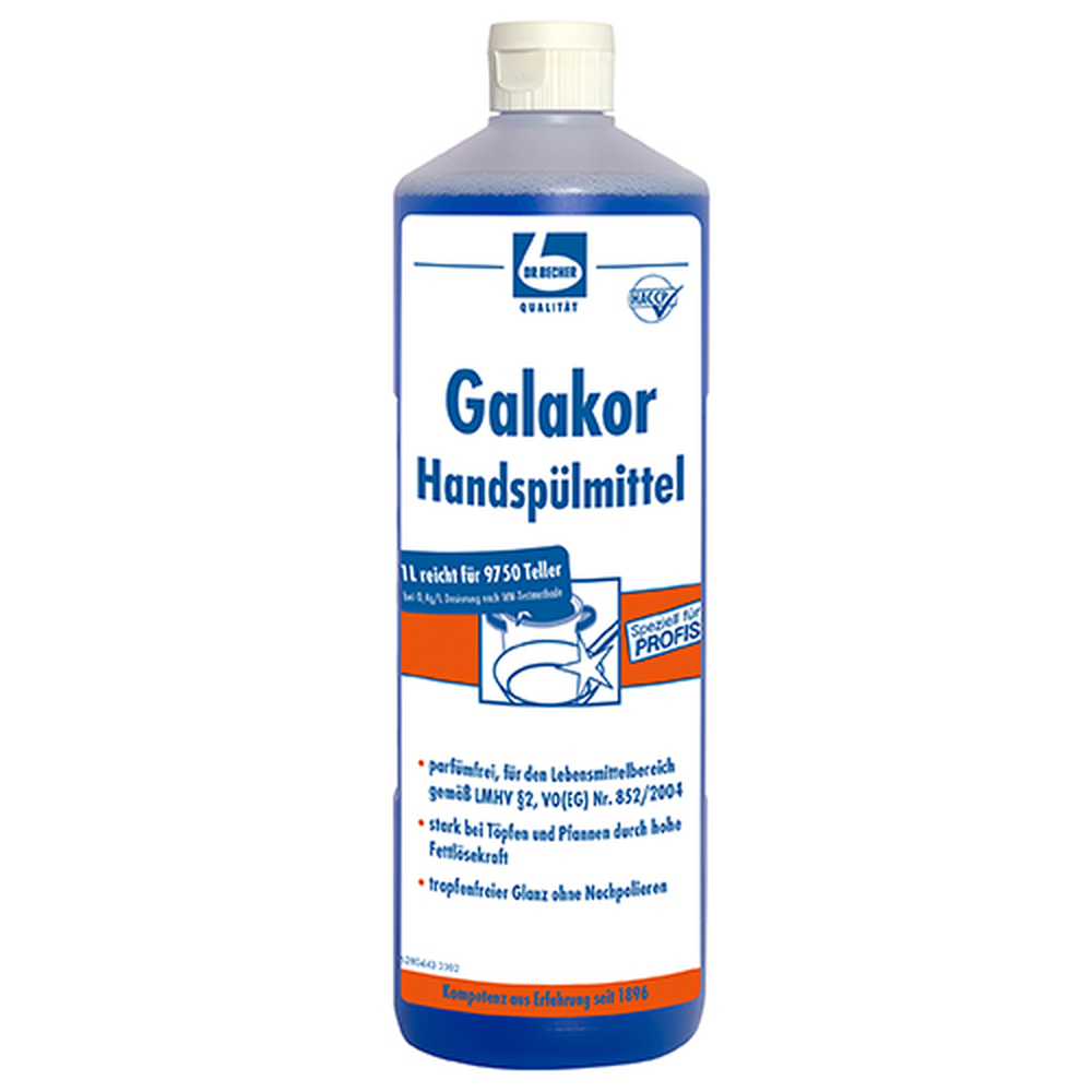 Papstar "Dr. Becher" Handspülmittel Galakor 1 l