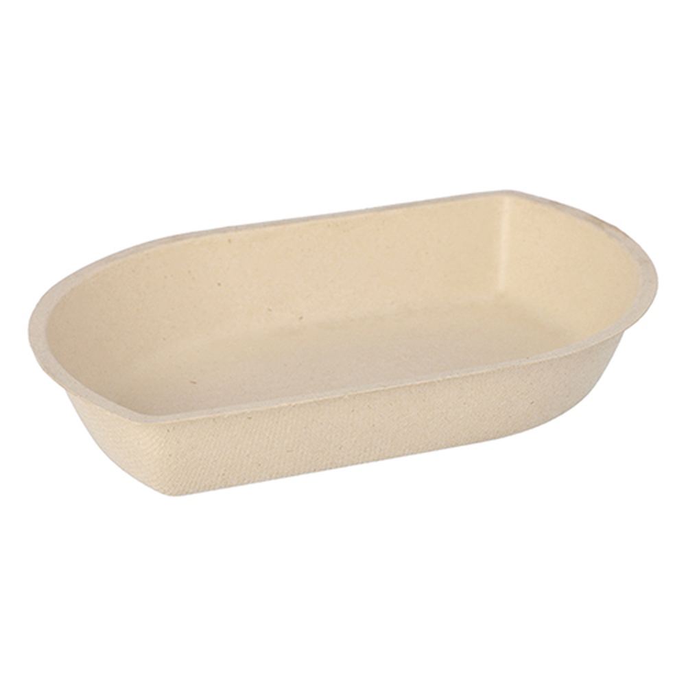 Papstar Snacktrays Zuckerrohr 3,6 cm x 14,4 cm x 21 cm natur
