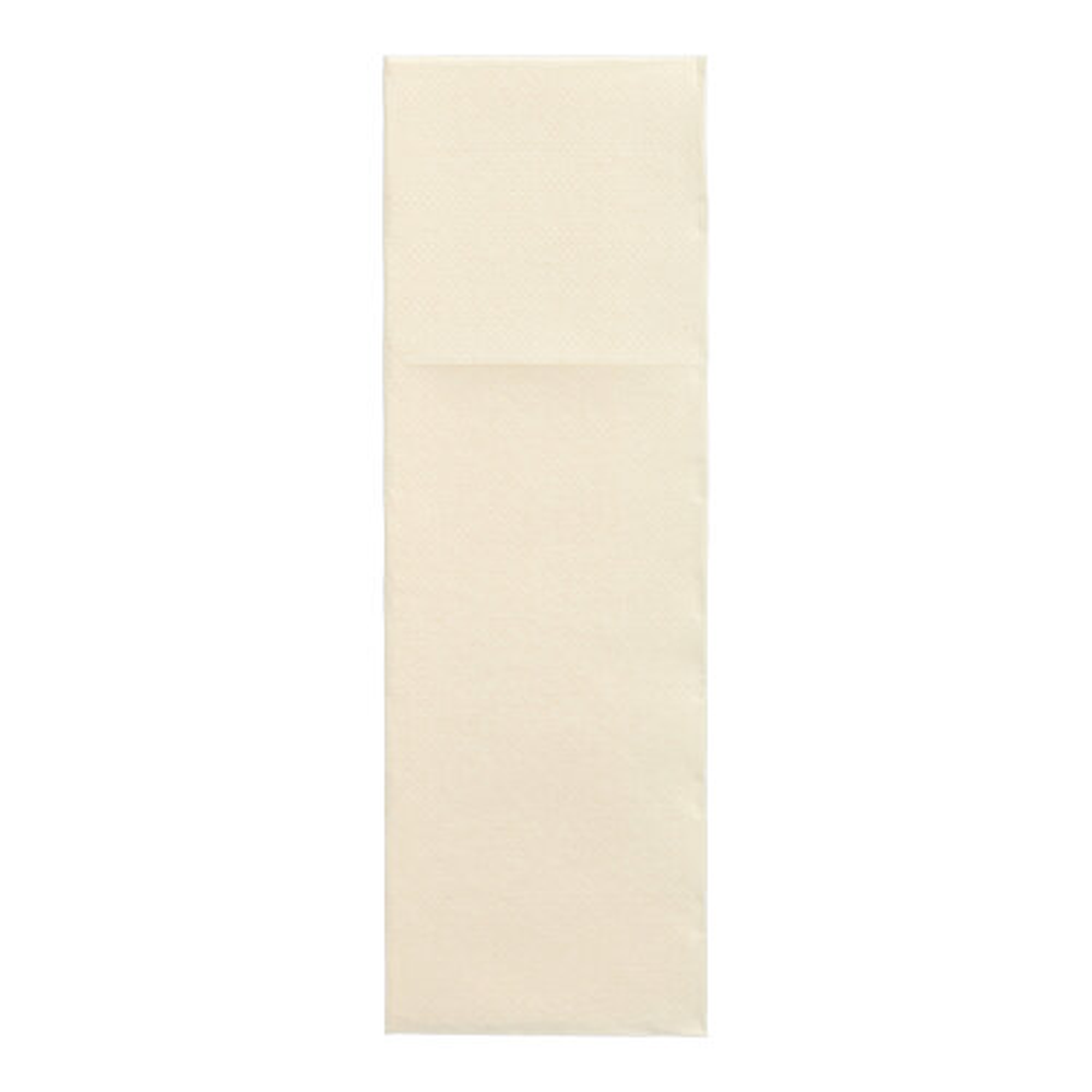Papstar Servietten "DAILY Collection" 48 cm x 30 cm champagner mit Besteckfalz