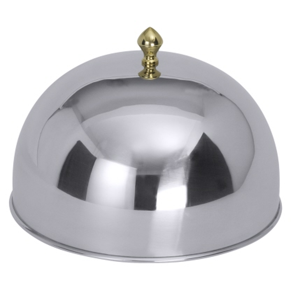Contacto Speiseglocke 30 cm, mit vergoldetem Griffknopf