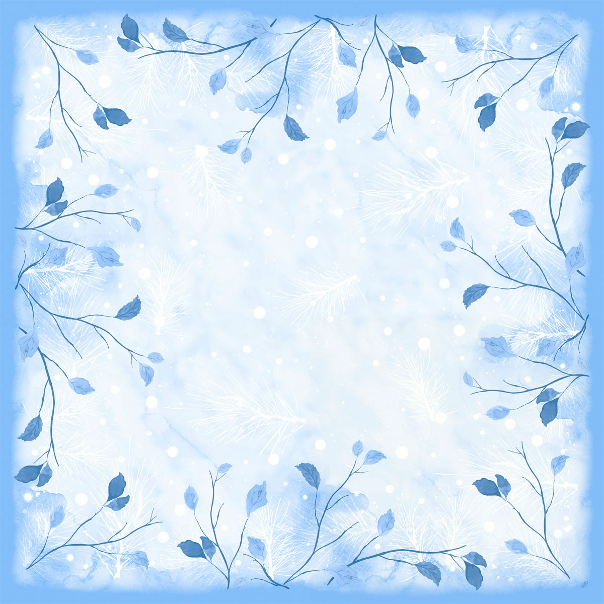 Duni Mitteldecken 84 x 84 cm Frosted Winter