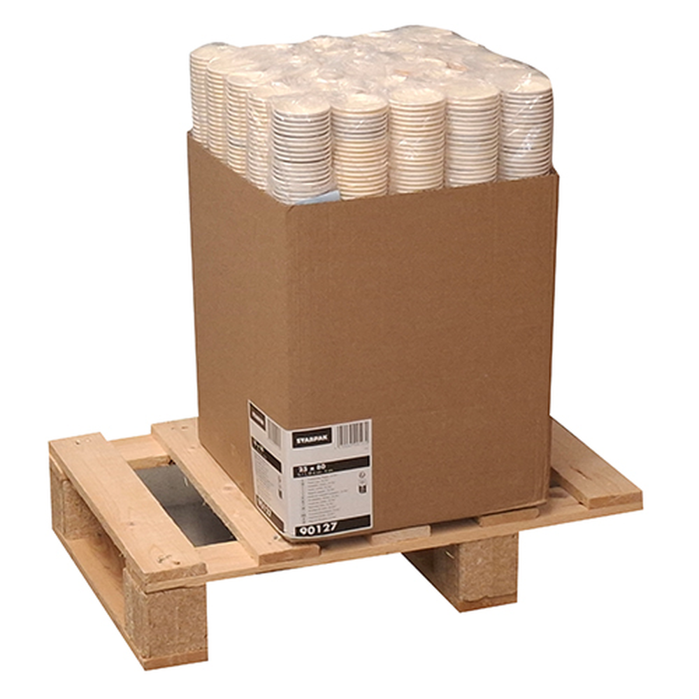 Papstar Trinkbecher, Pappe "To Go" 0,1 l Ø 6 cm · 6 cm "Coffee Rings"