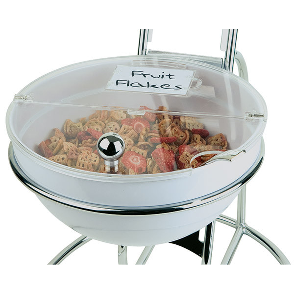 APS Buffet-Leiter 4-stufig 39 x 31 cm, H: 66 cm , Metall verchromt, 11-teilig