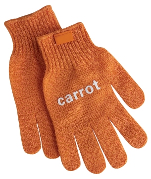 Contacto Gemüseputzhandschuh, orange für Karotten CARROT