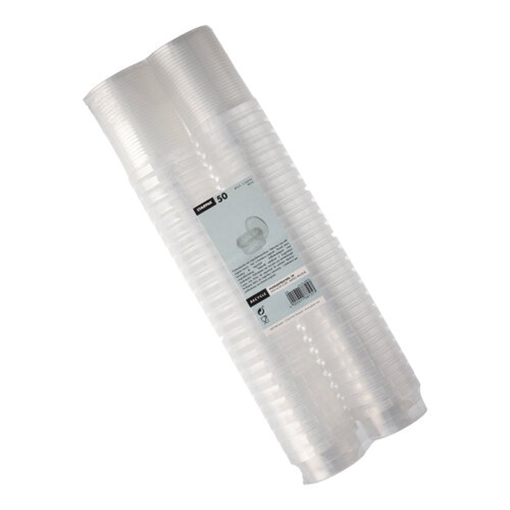 PAPSTAR Feinkostbecher, PP rund 80 ml Ø 6,9 cm · 3,65 cm transparent mit Orig