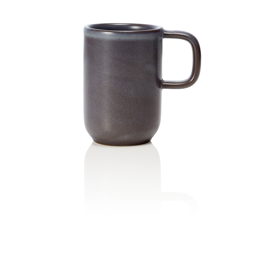 WAS Becher Set ROCKZZERO, 370 ml, Set á 6 Stück, stone grey, Steinzeug