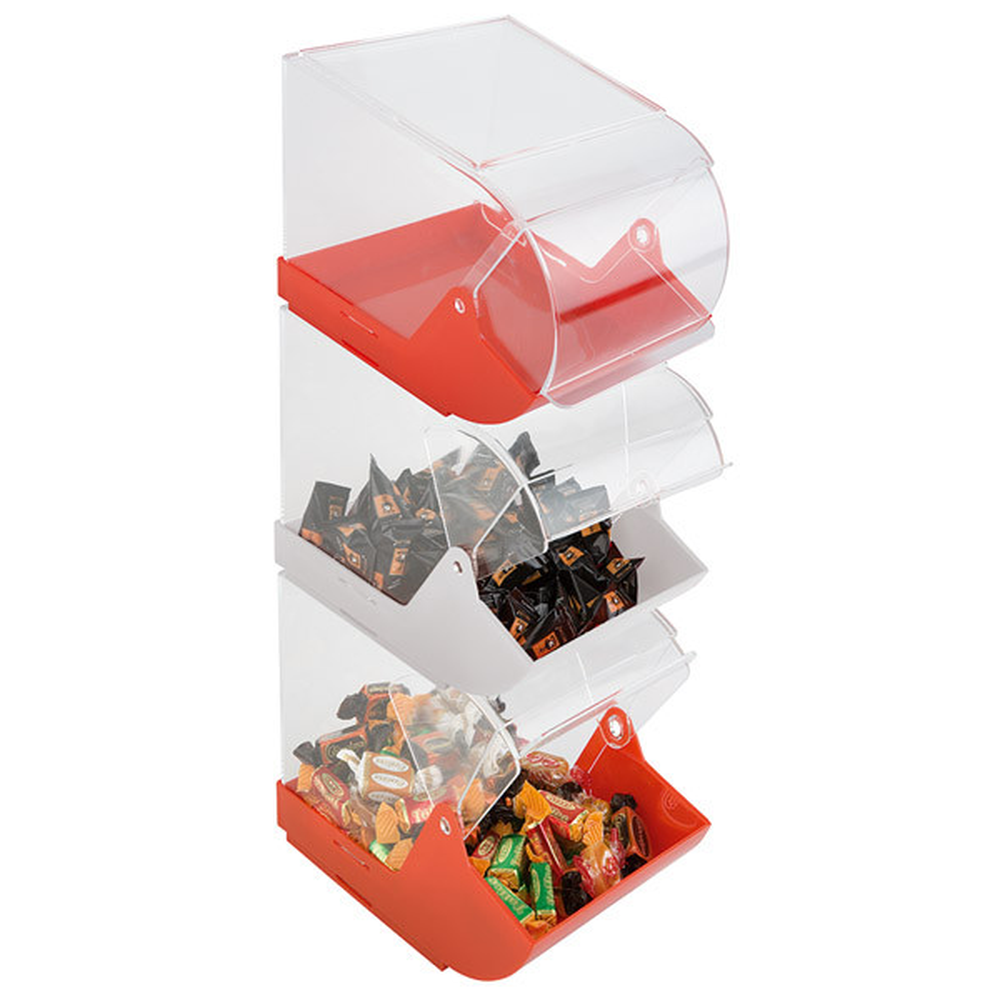APS Universalbox, weiss 23 x 14,5 cm, H: 15 cm , Unterteil weiß, Polypropylen