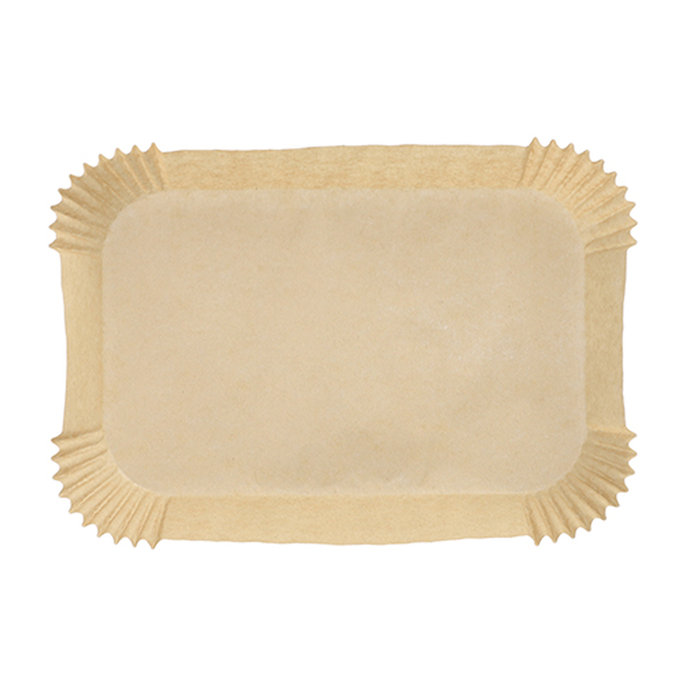 Papstar Backpapiere 22 cm x 14 cm x 4,5 cm braun für Heißluftfritteusen