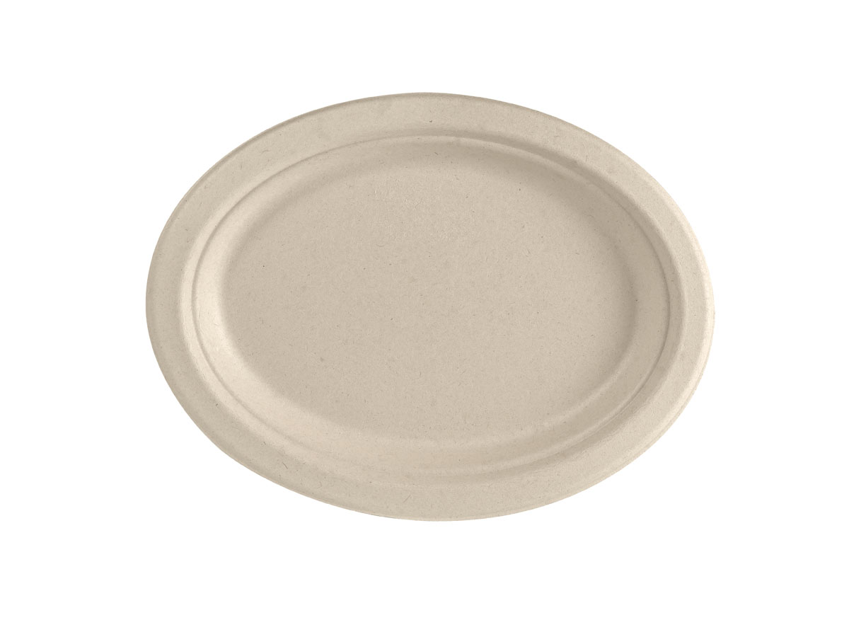Duni Teller oval ø260mm, Bagasse Ø 260 mm