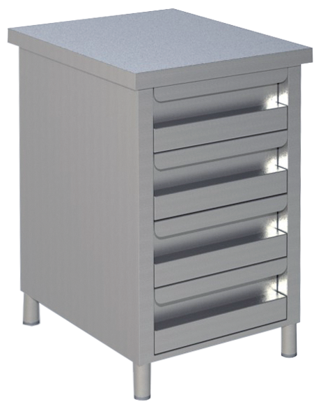 KBS Schubladenschrank 3 Schubladen BxT 50x60cm