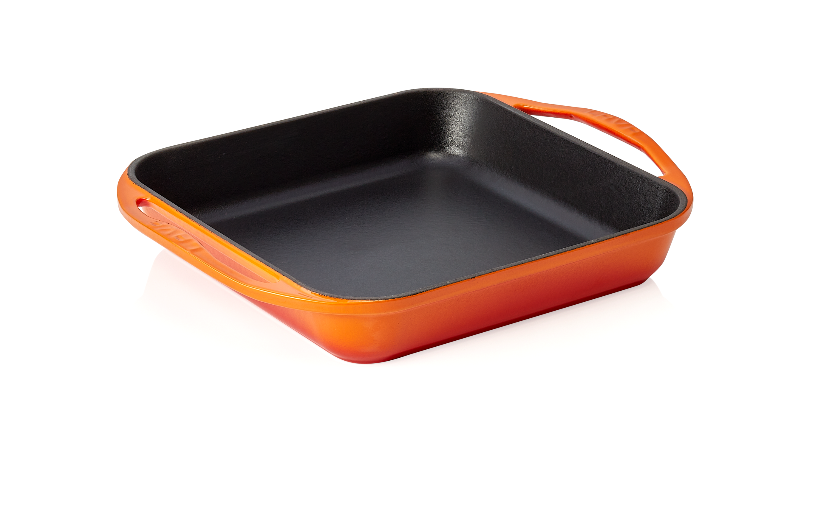 WAS Pfanne 27 x 27 x 5 cm orange Gusseisen
