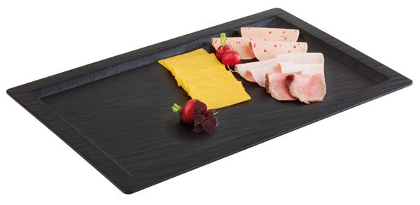 APS GN 1/1 Tablett -SLATE- 53 x 32,5 cm, H: 1,5 cm