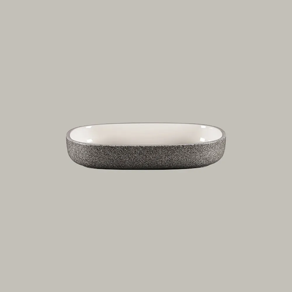 RAK Platte oval tief - dual Serie: Ease L 26 cm / W 18.3 cm / Ht. 4.5 cm / Cont