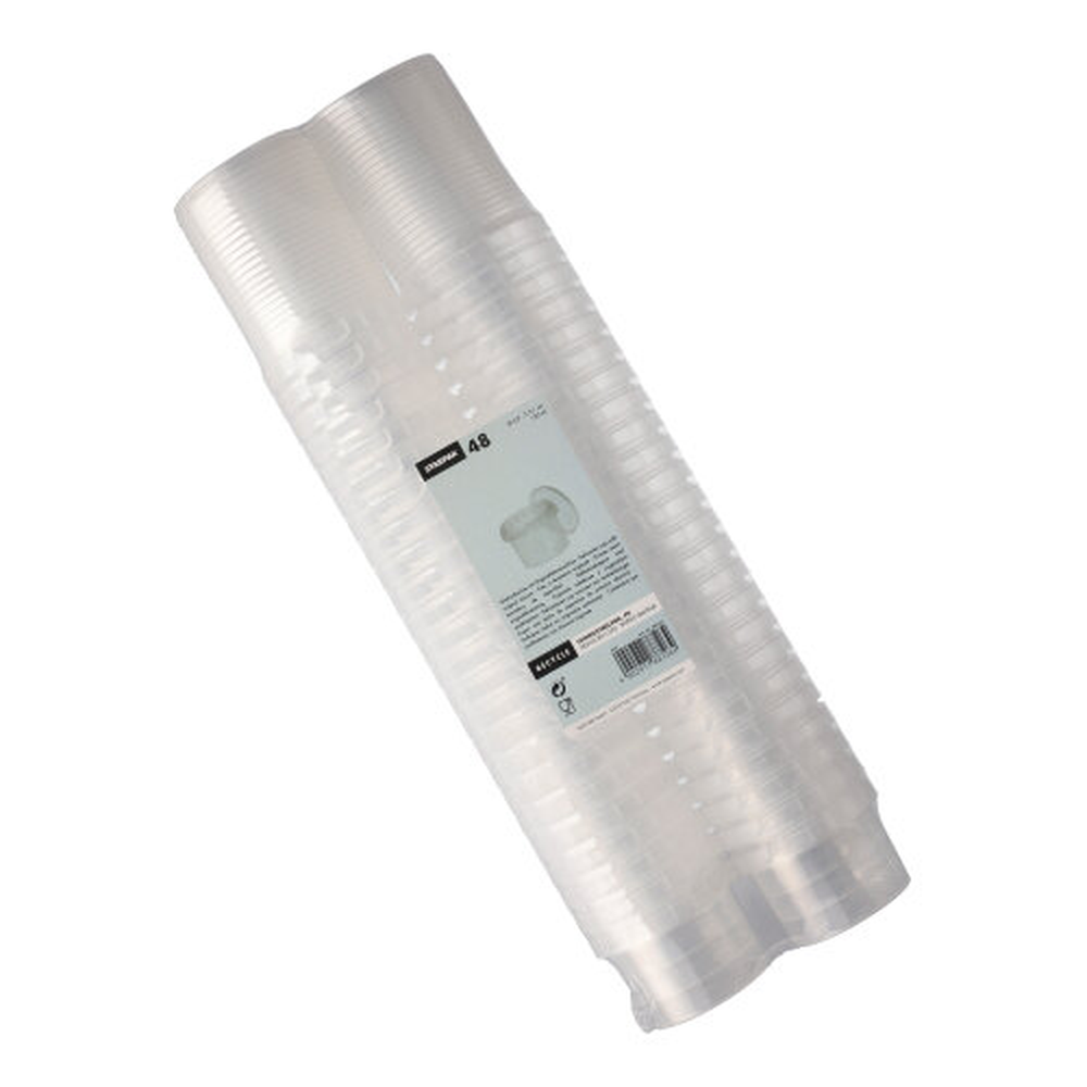 PAPSTAR Feinkostbecher, PP rund 120 ml Ø 6,9 cm · 5,1 cm transparent mit Orig