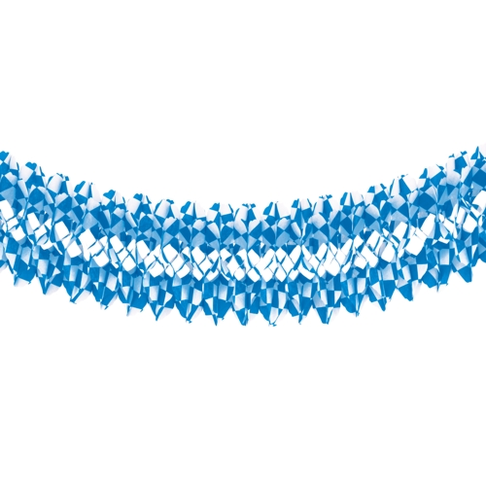 PAPSTAR Papier Ø 25 cm · 10 m Bayrisch Blau schwer entflammb