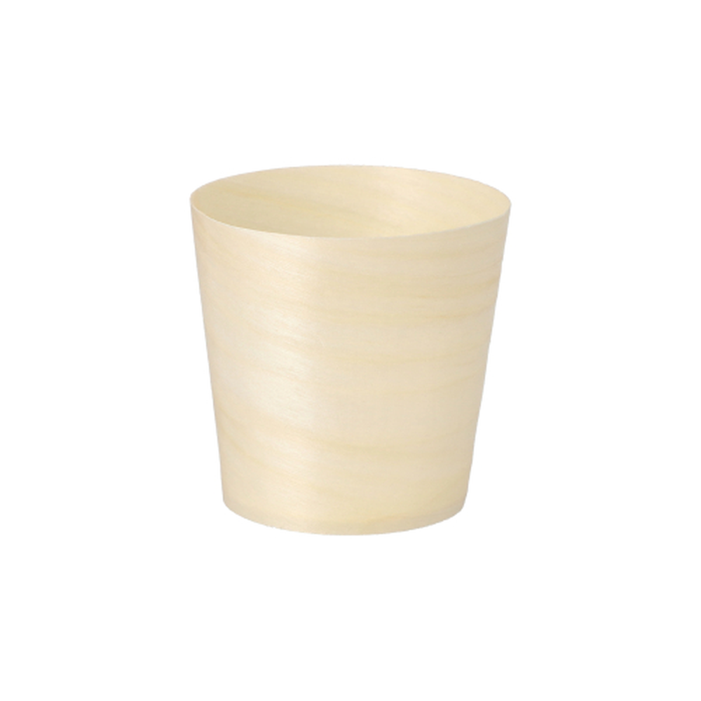 Papstar Fingerfood - Schalen, Holz "pure" rund Ø 6 cm · 6 cm