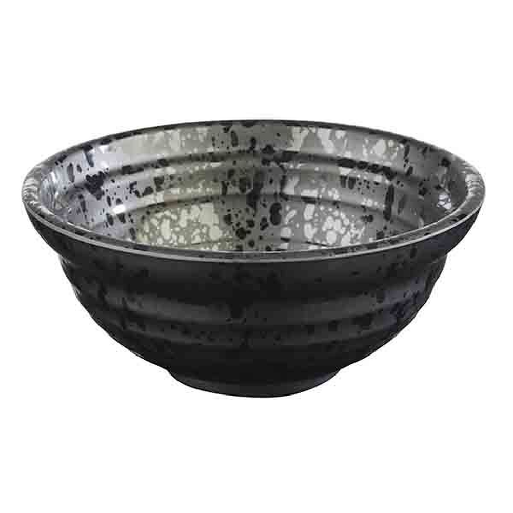 APS Schale -GLAMOUR- Ø 12 cm, H: 5 cm , Melamin, schwarz
