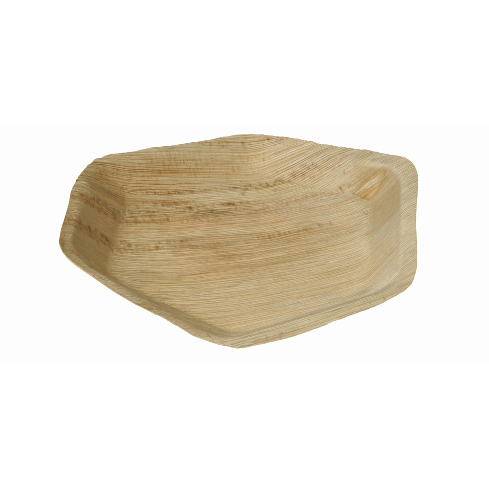 Pacovis Teller Palmblatt, 240x25mm, 6-eckig