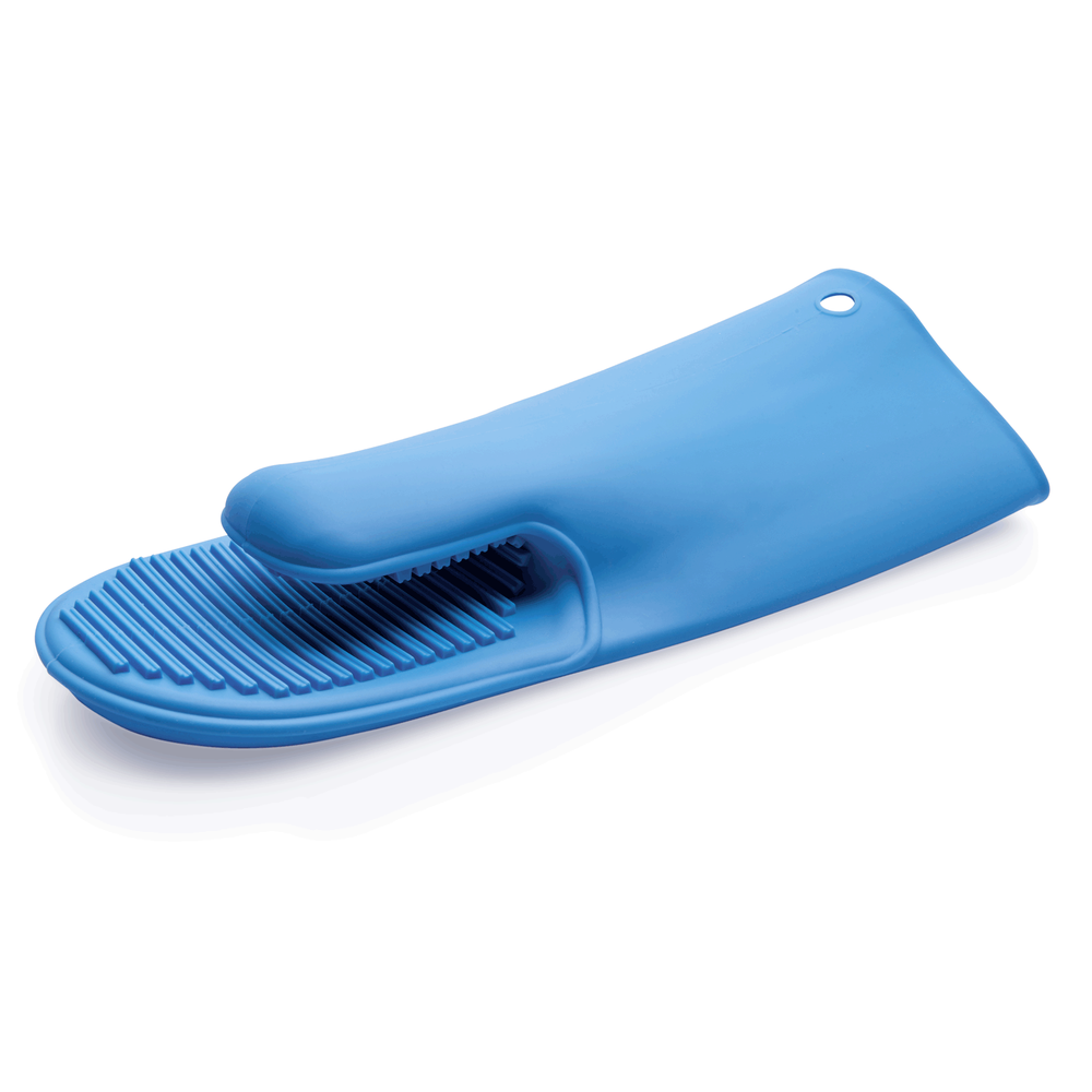 WAS Küchenhandschuh, 29 cm, blau, Silikon
