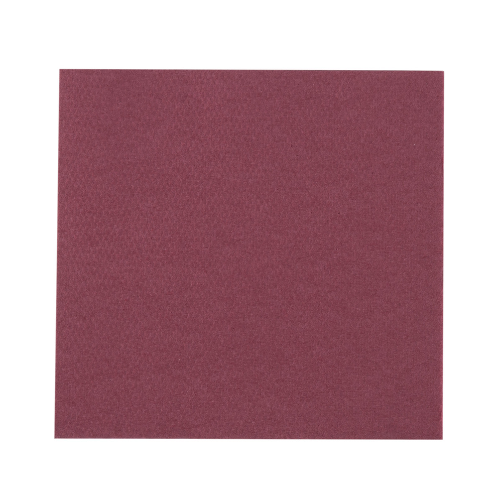 Mank Serviette Basic bordeaux 20 x 20 cm 1/4 Falz