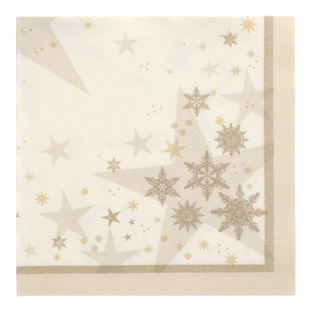 PAPSTAR Servietten ROYAL Collection 1/4-Falz 40 cm x 40 cm champagner Sta
