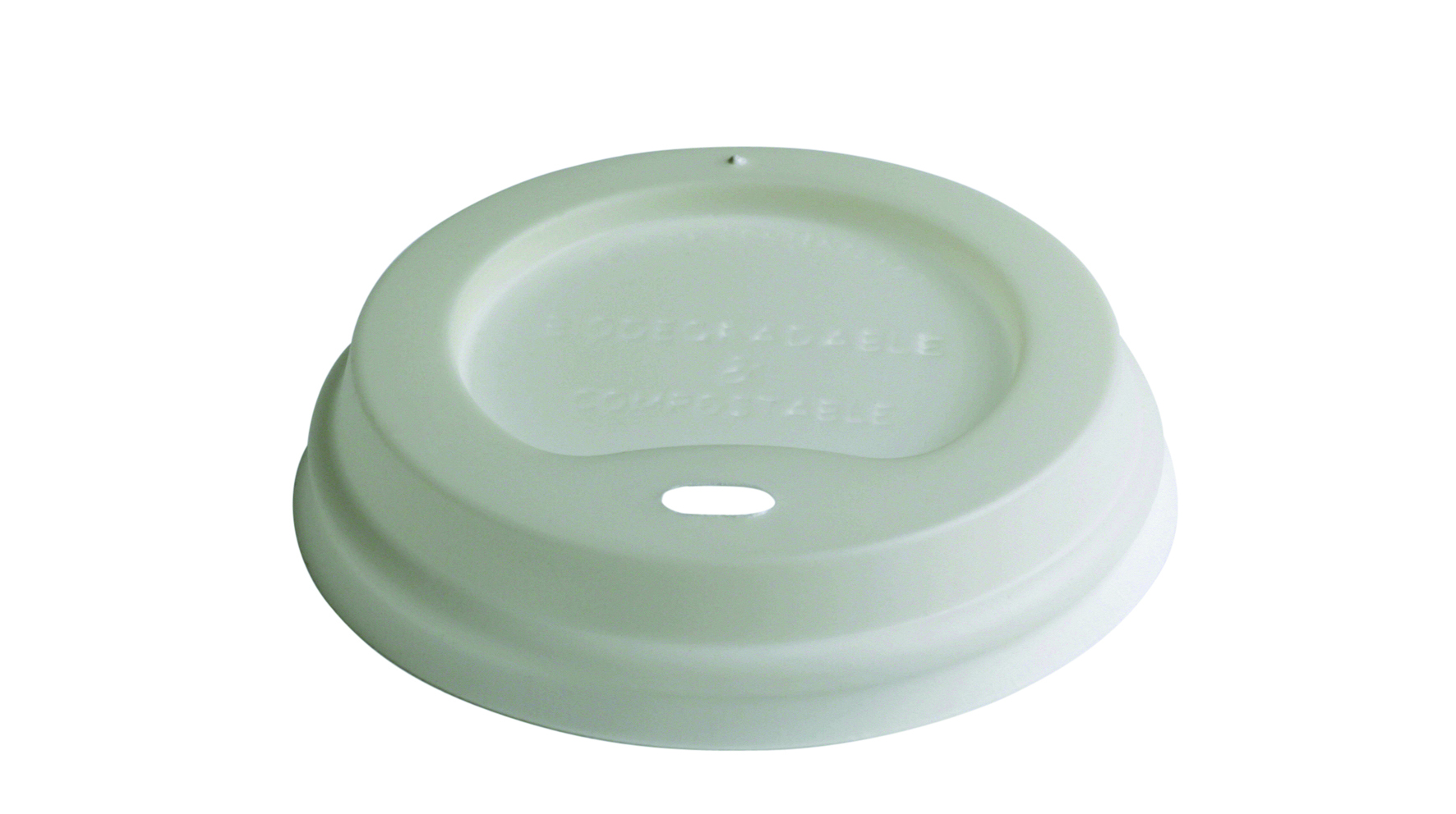 Pacovis Domdeckel CPLA weiss, zu 2dl, Kaffeebecher, naturesse