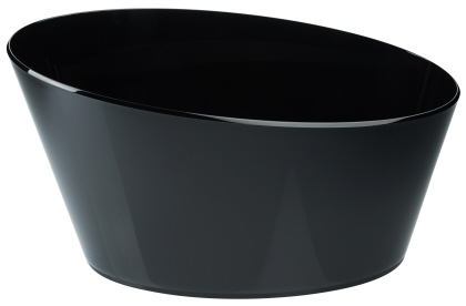 Contacto Sektkühler, oval schwarz 46 cm