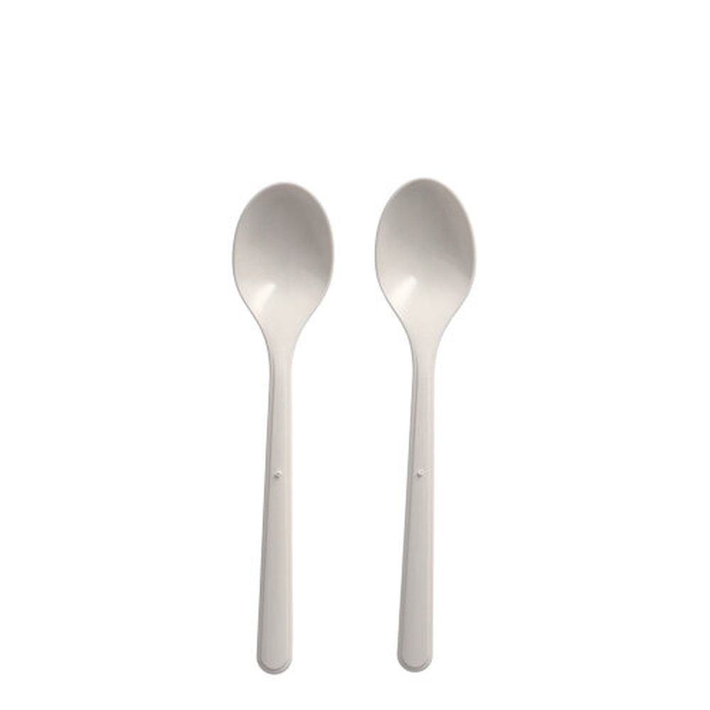 Papstar "Circulware" Mehrweg-Kaffeelöffel PP-MF 13 cm weiss extra stabil