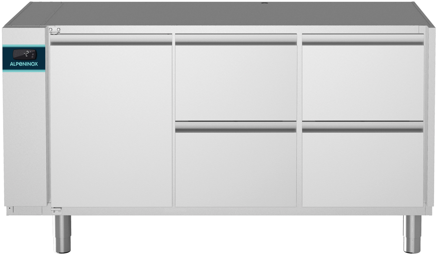 Nordcap Kühltisch, 3 Abteile CLO 700 3-7031