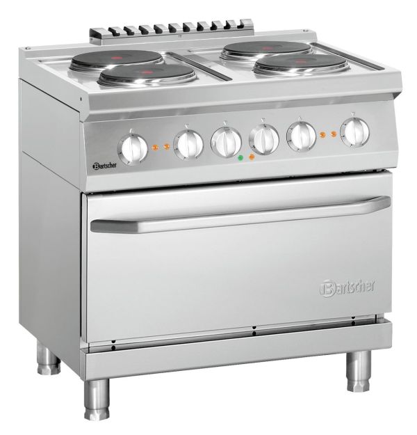 Bartscher Elektroherd 700, B800, 4PL, EBO