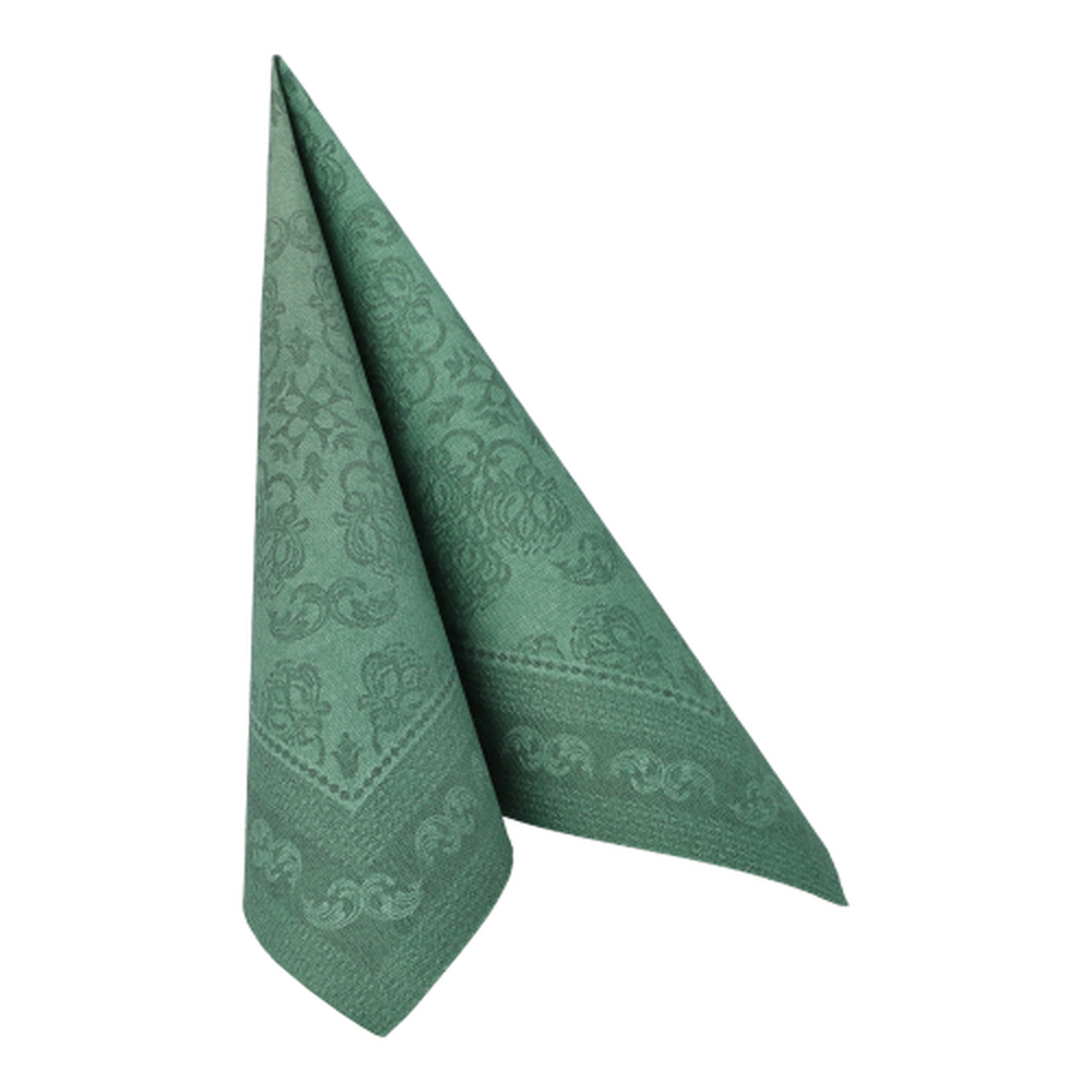 PAPSTAR Servietten ROYAL Collection 1/4-Falz 40 cm x 40 cm dunkelgrün Ara