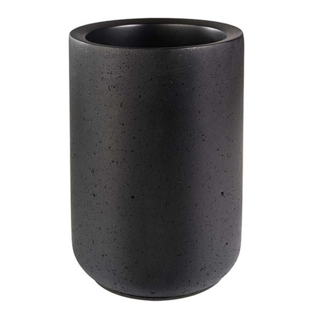 APS Flaschenkühler -ELEMENT BLACK- außen Ø 12 cm, H: 19 cm