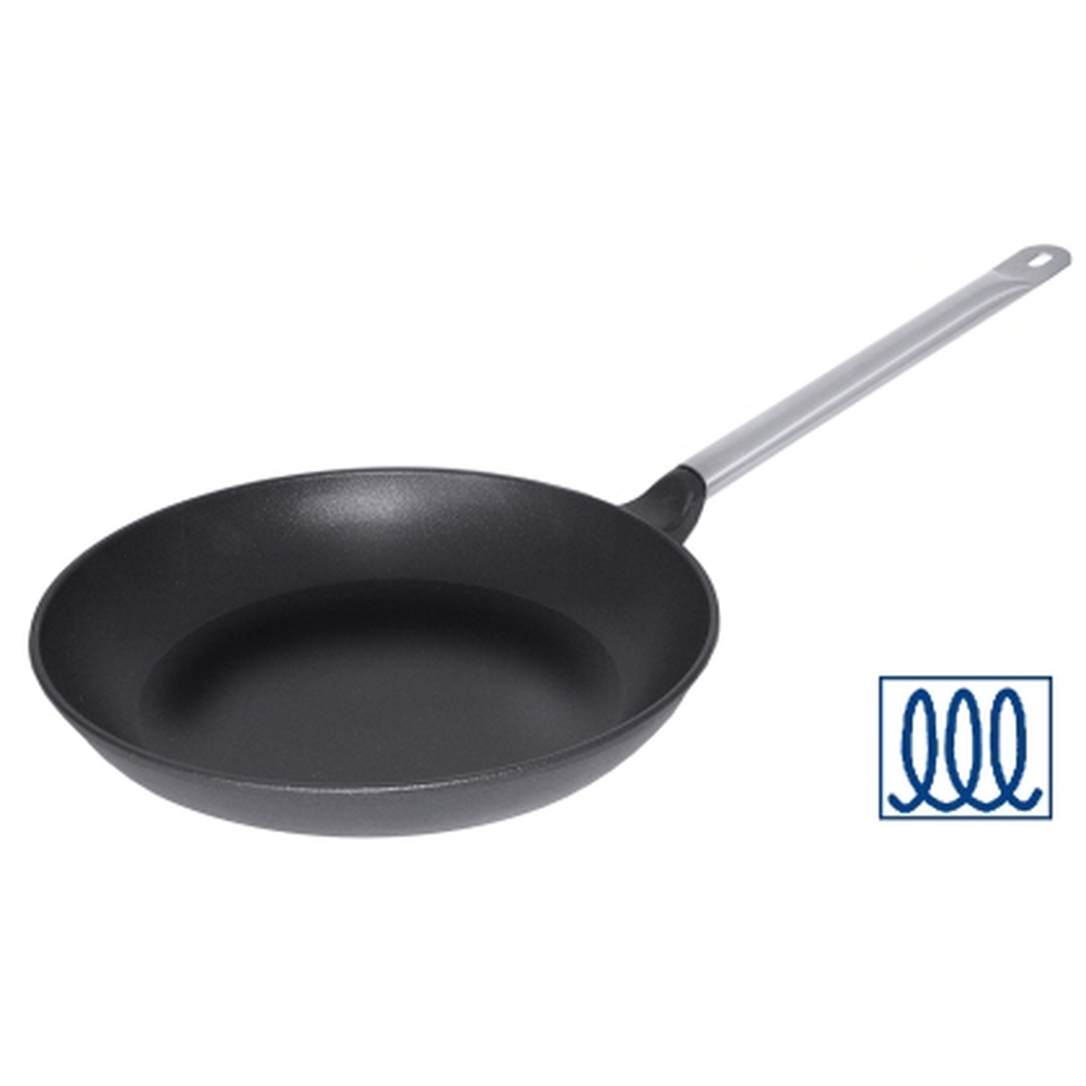 Contacto Aluminiumguss-Pfanne 28 cm Lyoneser Form, induktionsfähig