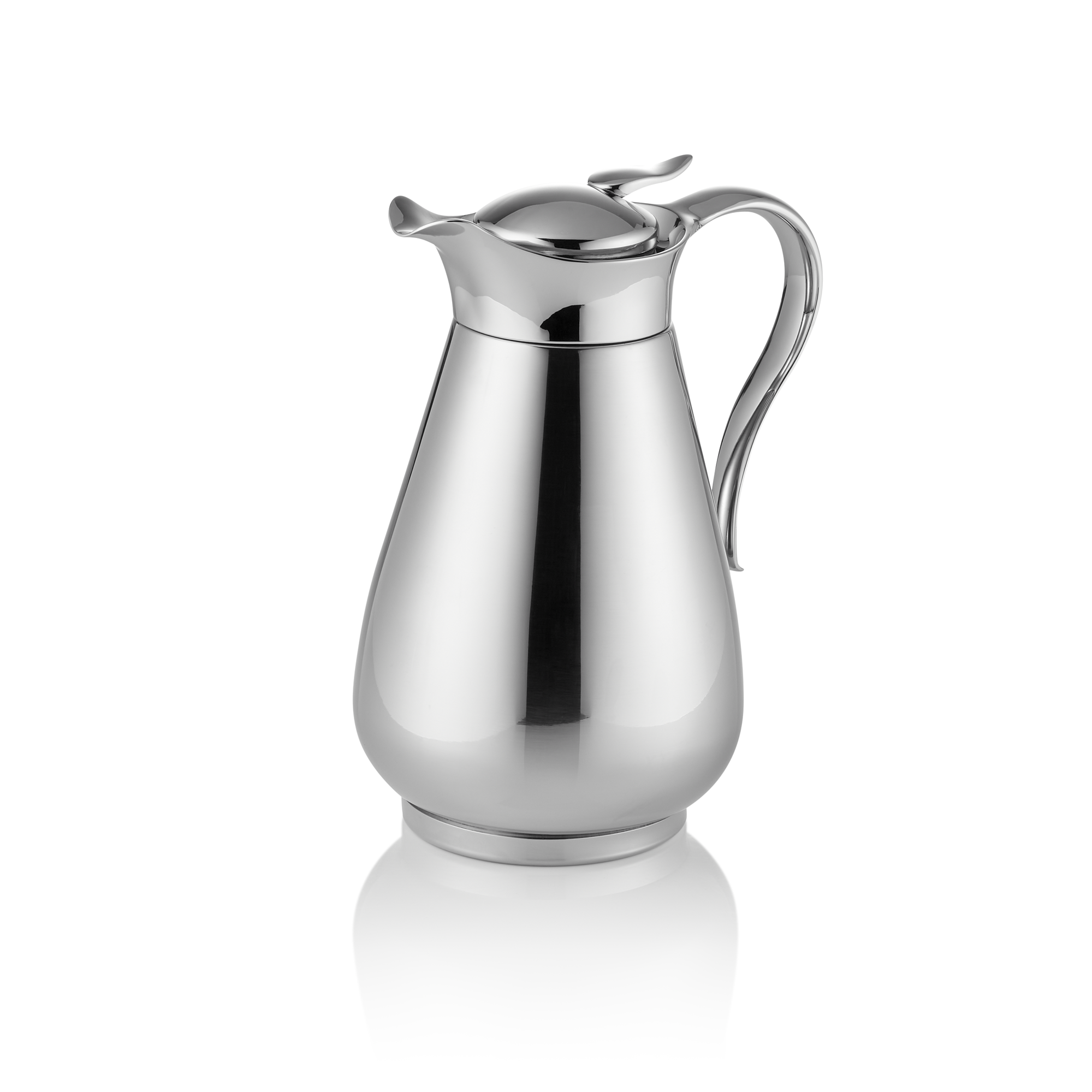 WAS Isolierkanne, 0,6 ltr., Ø 10,5 cm, Höhe 10,5 cm, Chromnickelstahl 18/8