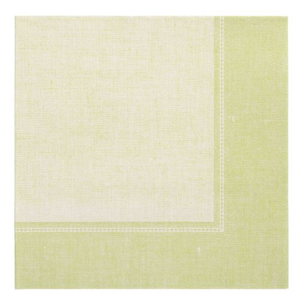 Papstar Servietten "ROYAL Collection" 1/4-Falz 40 cm x 40 cm hellgrün "Linum"