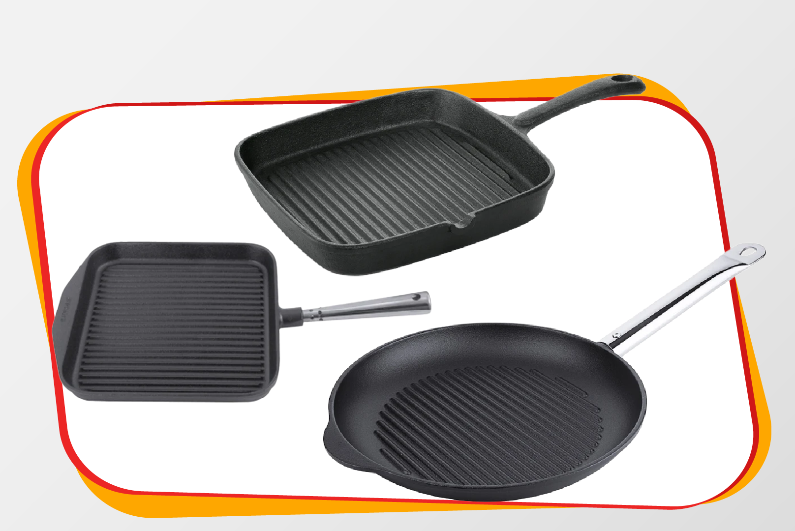 grillpfanne, grillpfannen, grillrost, antihaftbeschichtung, pfannenset