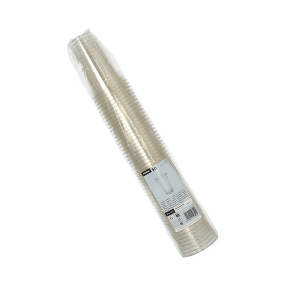 Papstar Trinkbecher "Hurricane", PET 0,25 l Ø 7,8 cm · 11,5 cm glasklar