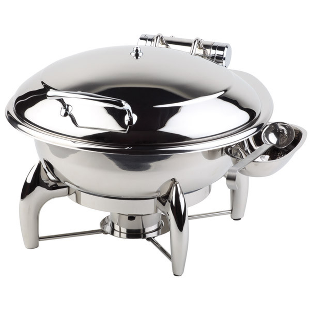 APS Chafing Dish -GLOBE- Ø 38,5 cm, H: 34 cm, 6 Liter , Edelstahl, abnehmbarer