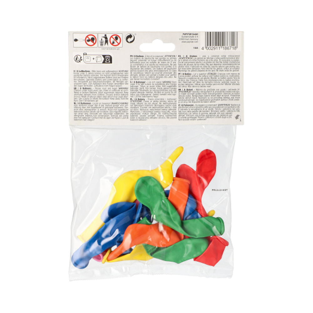 Papstar Luftballons farbig sortiert "Figures"