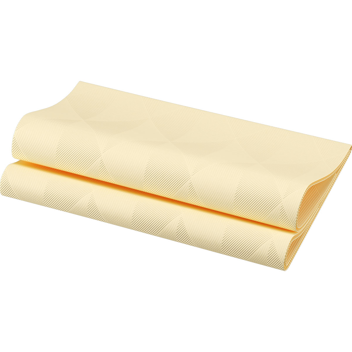 Duni Elegance-Servietten 40 x 40 cm 1/4 Falz Crystal cream