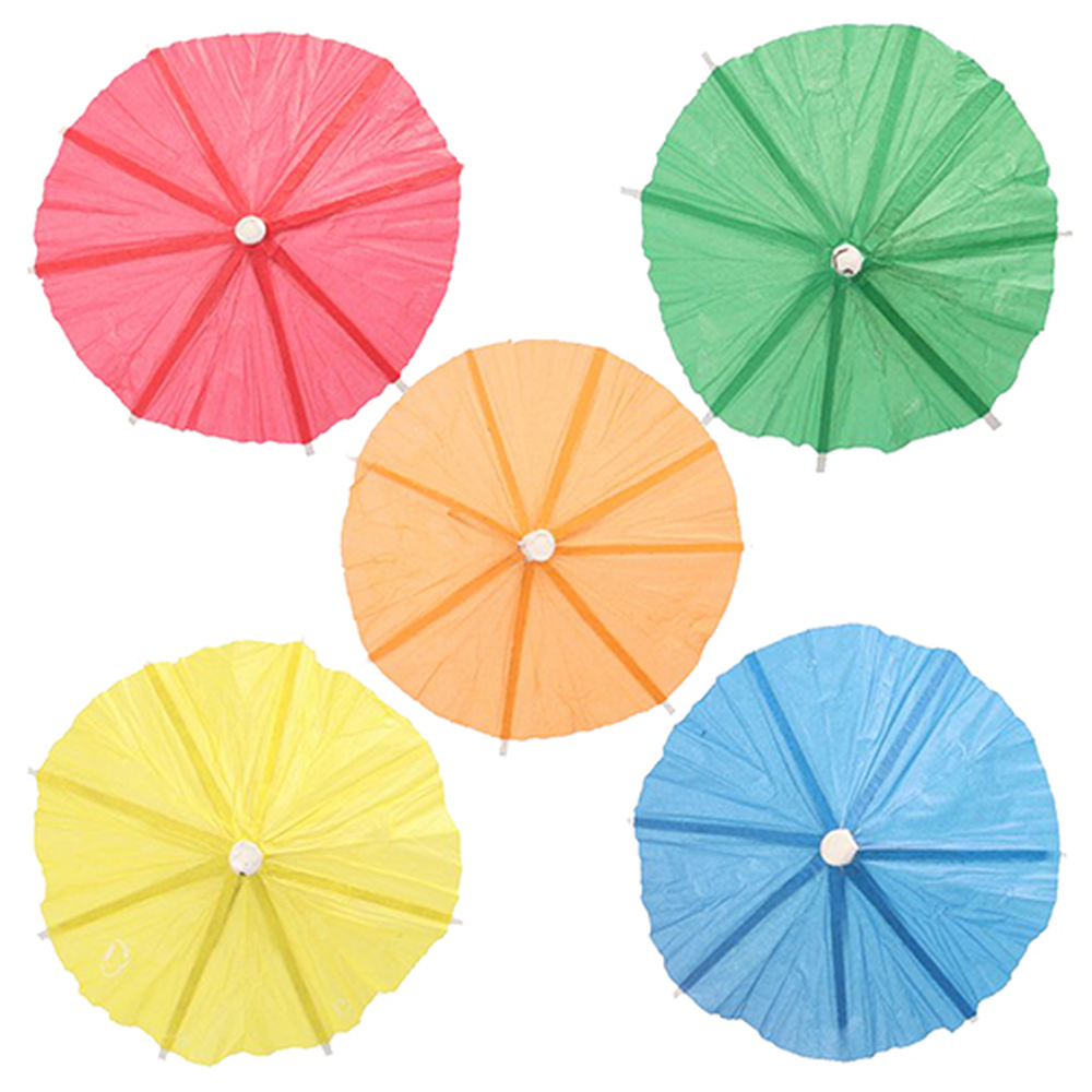 Papstar Deko-Picker 10 cm farbig sortiert "Eisschirmchen uni"