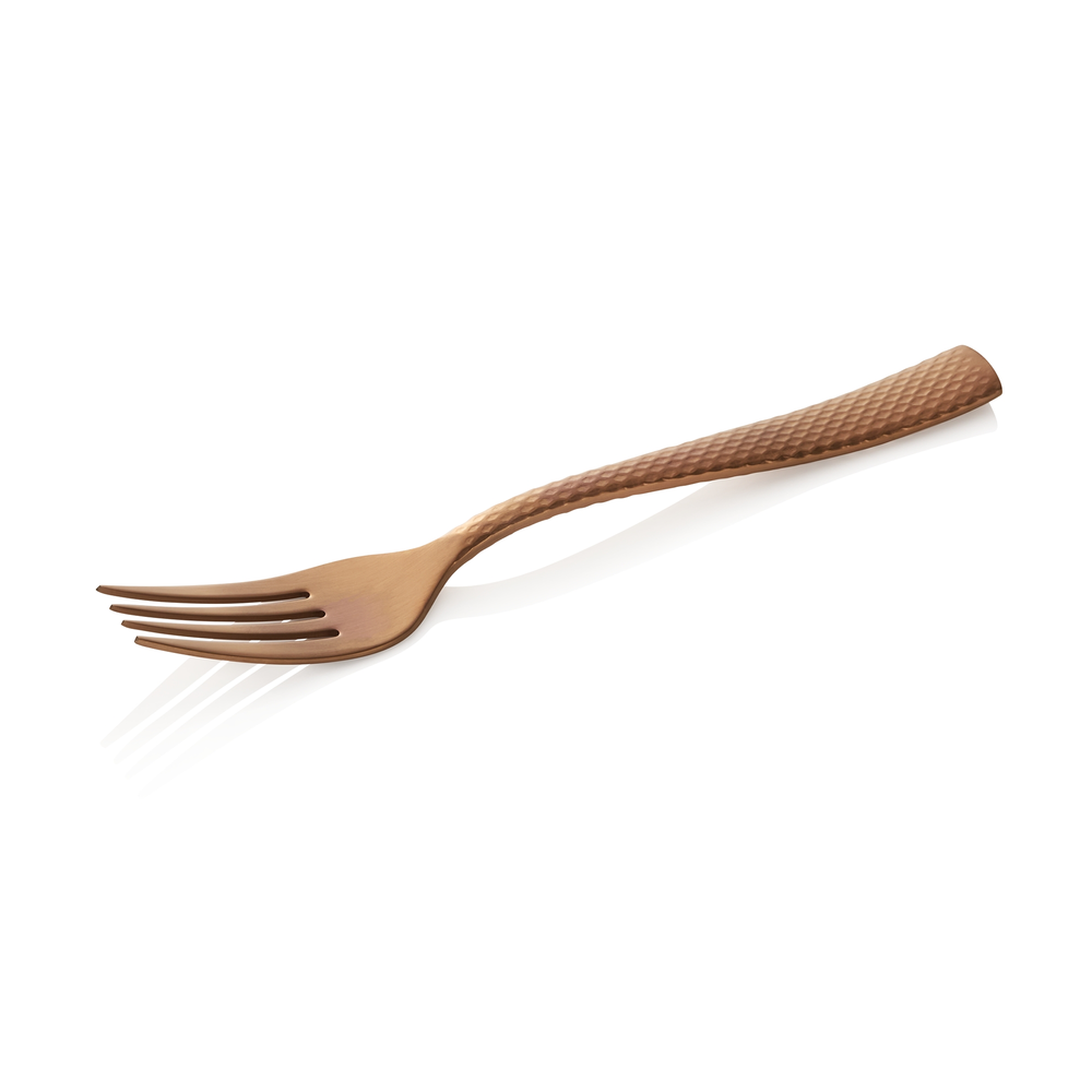 WAS Menügabel ONYX BLUSH, 20,5 cm, strukturierte Oberfläche, PVD-Beschichtung ro